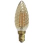 2601986 LAMPARA VELA RIZADA FILAMENTO LED GOLD 4W