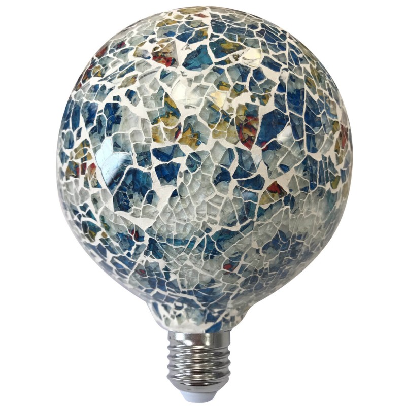 2601966-AZ LAMPARA LED TIFFANY E27 4W AZUL