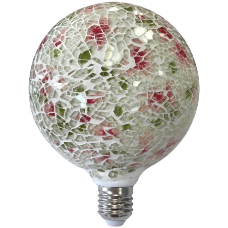 2601966-RO LAMPARA LED TIFFANY E27 4W ROSA