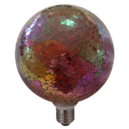 2601280-R LAMPARA LED TIFFANY E27 4W ROJA