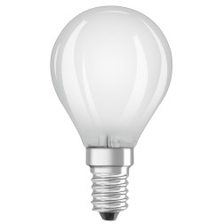 436480 LAMPARA ESFERICA FIL LED MATE E14 4W 2700K RETROFIT OSRAM