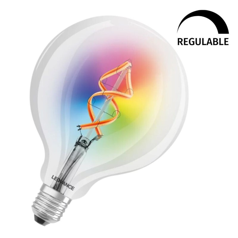 609938 LAMPARA SMART GLOBO FIL LED 4,5W E27 125mm RGB+W LEDVANCE