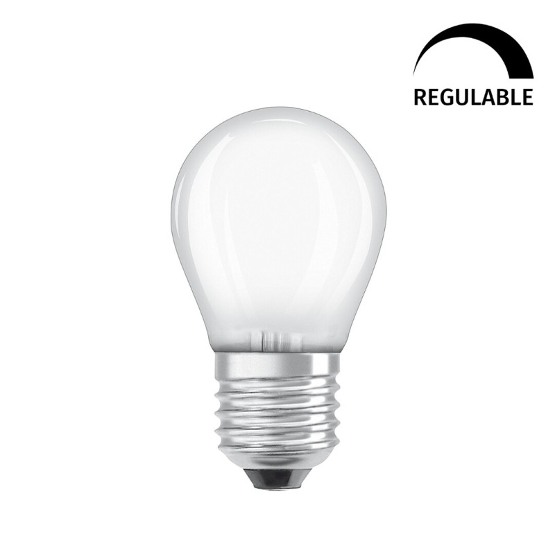 436909 LAMPARA ESFERICA FIL LED MATE REGULABLE E27 5W 2700K RETROFIT OSRAM