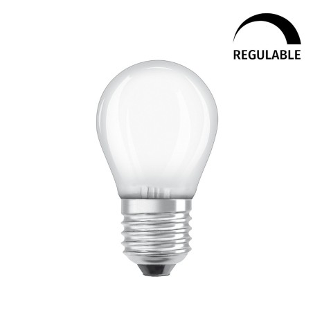 436909 LAMPARA ESFERICA FIL LED MATE REGULABLE E27 5W 2700K RETROFIT OSRAM