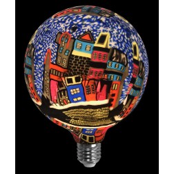 2601291 LAMPARA LED GLOBO CASAS AZUL E27 4W 3000K