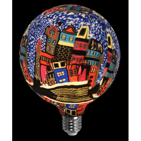 2601291 LAMPARA LED GLOBO CASAS AZUL E27 4W 3000K