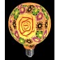 2601292 LAMPARA LED GLOBO FLOR NARANJA E27 4W 3000 2601292 LAMPARA LED GLOBO FLOR NARANJA E27 4W 3000