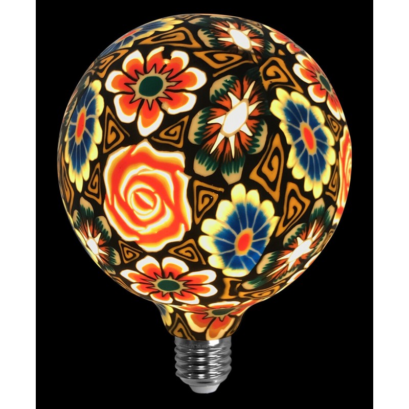 2601293 LAMPARA LED GLOBO HOJA VERDE E27 4W 3000