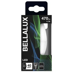 318030 LAMPARA VELA LED E14 4,9W 6500K BELLALUX