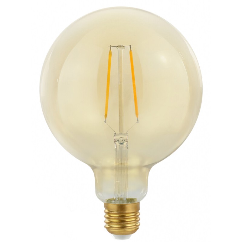 WOJ+14461 LAMPARA GLOBO FIL LED AMBAR G125 5W 2400K SPECTRUM WOJ+14461 LAMPARA GLOBO FIL LED AMBAR G125 5W 2400K SPECTRUM