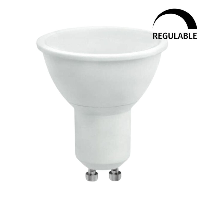 WOJ+14384 LAMPARA LED GU10 6W 3000K 460Lm 120º REGULABLE SPECTRUM