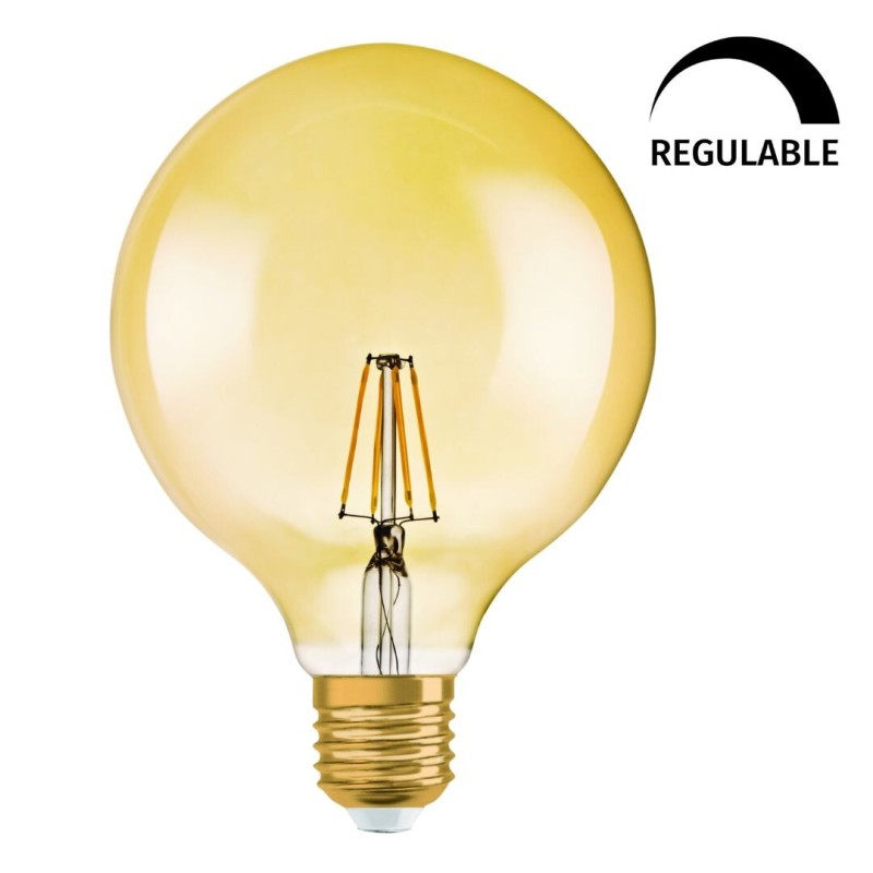 808997 LAMPARA GLOBO FIL LED REG E27 6,5W 2400K OSRAM