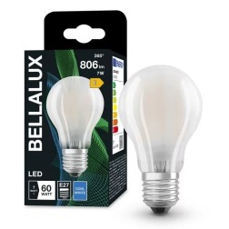115354 LAMPARA STANDARD FIL LED E27 MATE 6,5W 4000K BELLALUX