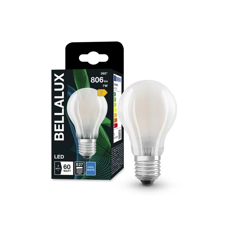 115354 LAMPARA STANDARD FIL LED E27 MATE 6,5W 4000K BELLALUX 115354 LAMPARA STANDARD FIL LED E27 MATE 6,5W 4000K BELLALUX
