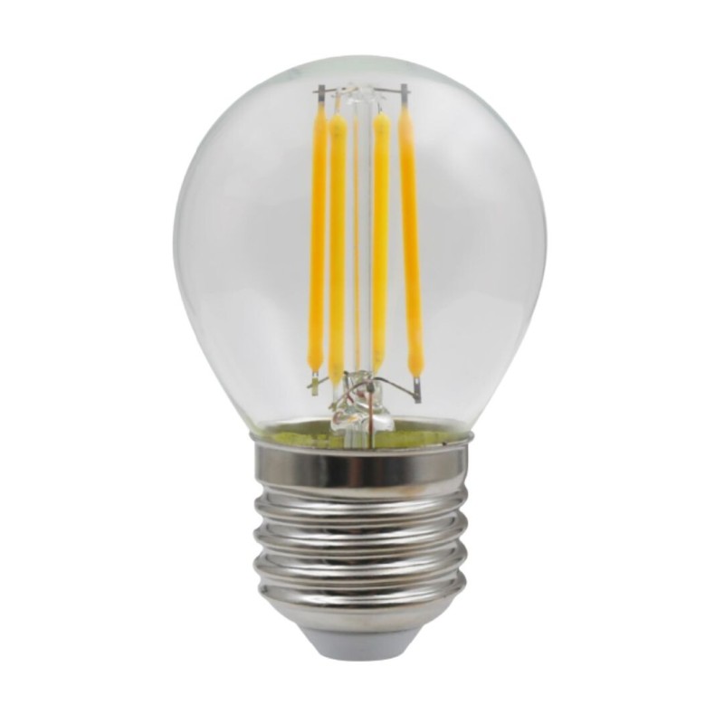 121113 LAMPARA LED ESFERICA CLARA E27 6W 800Lm 3000K B&B