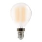 121140 LAMPARA LED ESFERICA MATE E14 6W 800Lm 3000K B&B
