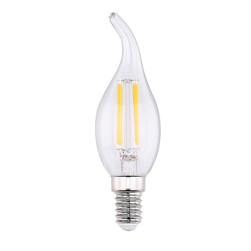 121174 LAMPARA LED VELA PUNTA CLARA E14 6W 800Lm 3000K B&B