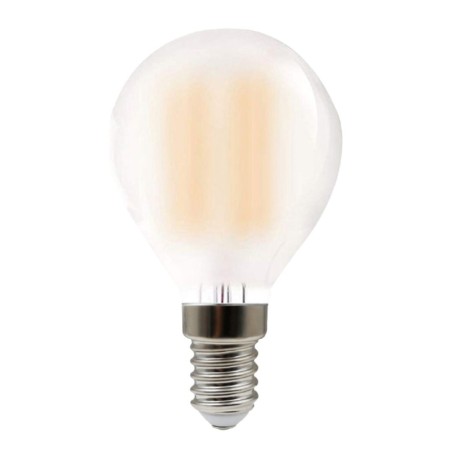 121142 LAMPARA LED ESFERICA MATE E14 6W 800Lm 6000K B&B