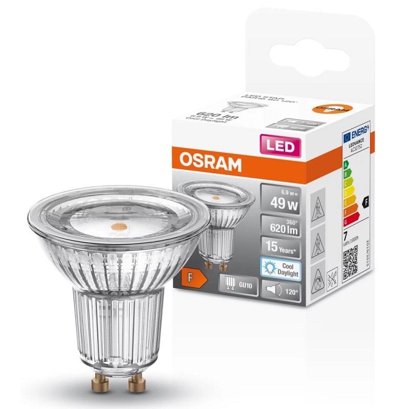 022388 LAMPARA PAR16 LED GU10 6,9W 6500K 120° STAR OSRAM 022388 LAMPARA PAR16 LED GU10 6,9W 6500K 120° STAR OSRAM