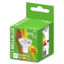 619630 LAMPARA LED GU10 6,9W 2700K 120º BELLALUX