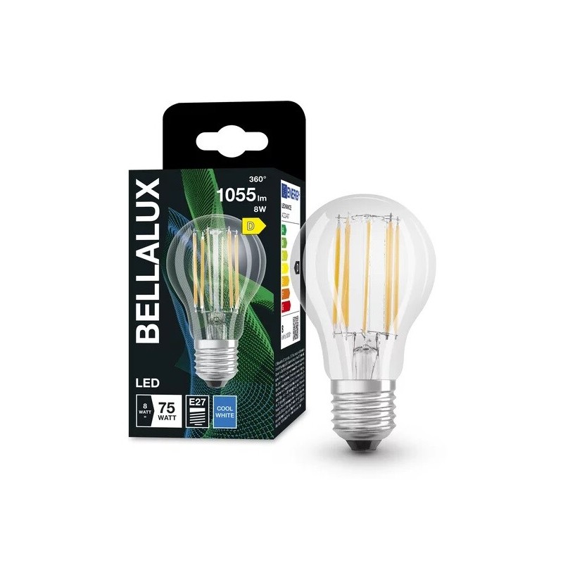 592339 LAMPARA STANDARD FIL LED E27 7,5W 4000K BELLALUX