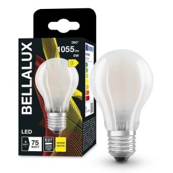 115378 LAMPARA STANDARD FIL LED E27 MATE 7,5W 2700K BELLALUX