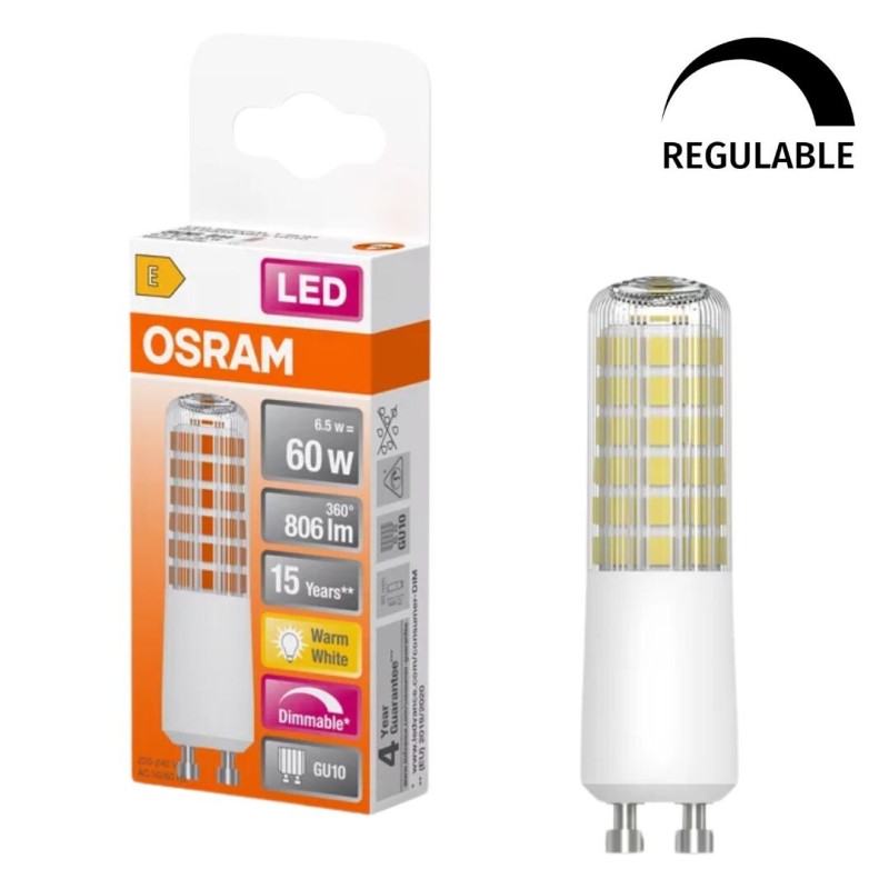 607378 LAMPARA TUBULAR LED DIMABLE GU10 7W 2700K SPECIAL T LEDVANCE 607378 LAMPARA TUBULAR LED DIMABLE GU10 7W 2700K SPECIAL T LEDVANCE