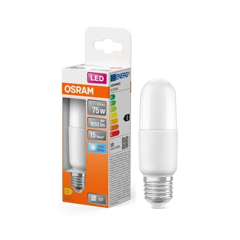 428485 LAMPARA TUBULAR STICK LED E27 10W 4000K STAR OSRAM