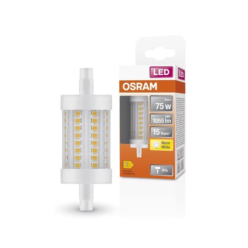 432611 LAMPARA LINEAL LED R7S 8W 2700K 78mm LINE OSRAM 432611 LAMPARA LINEAL LED R7S 8W 2700K 78mm LINE OSRAM