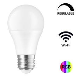 WOJ14412 LAMPARA STANDARD LED 9W E27 SMART REG RGB SPECTRUM