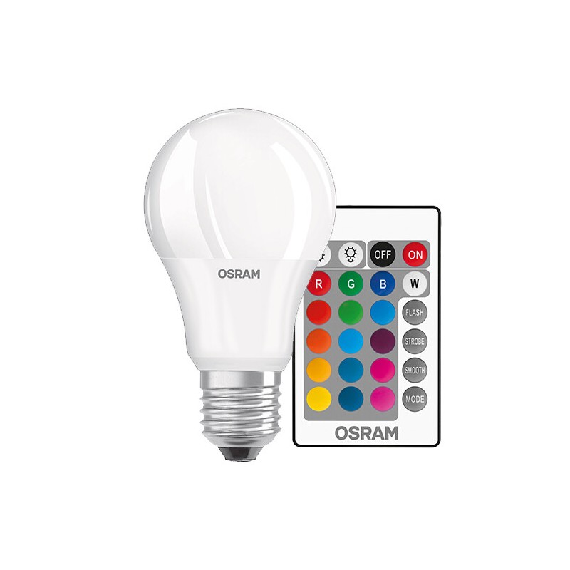 430754 LAMPARA STANDARD FIL LED MATE E27 9W 2700K+RGB C-MANDO RETROFIT OSRAM