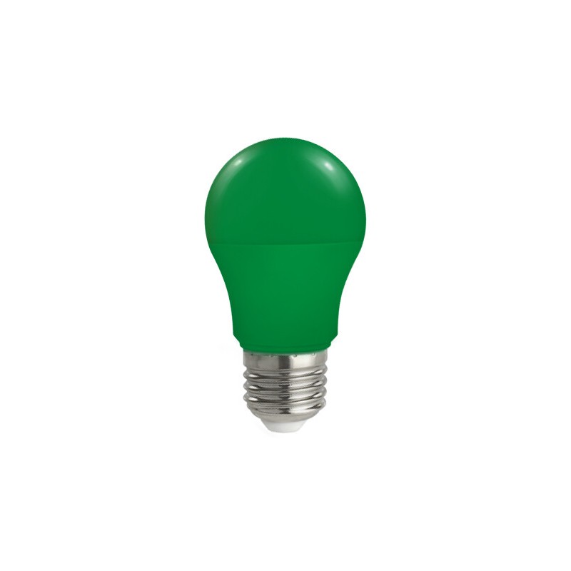2601486-V LAMPARA STANDARD LED E27 9W 180º 230V VERDE F-BRIGHT