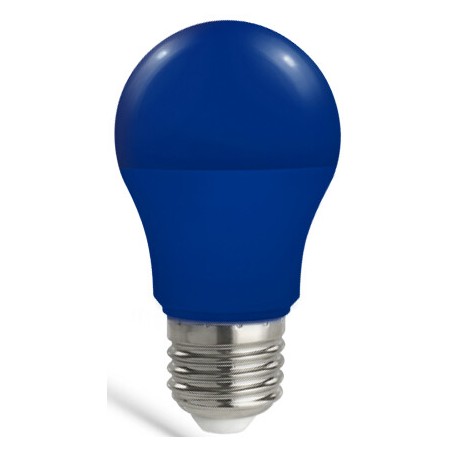 2601486-AZ LAMPARA STANDARD LED E27 9W 180º 230V AZUL F-BRIGHT