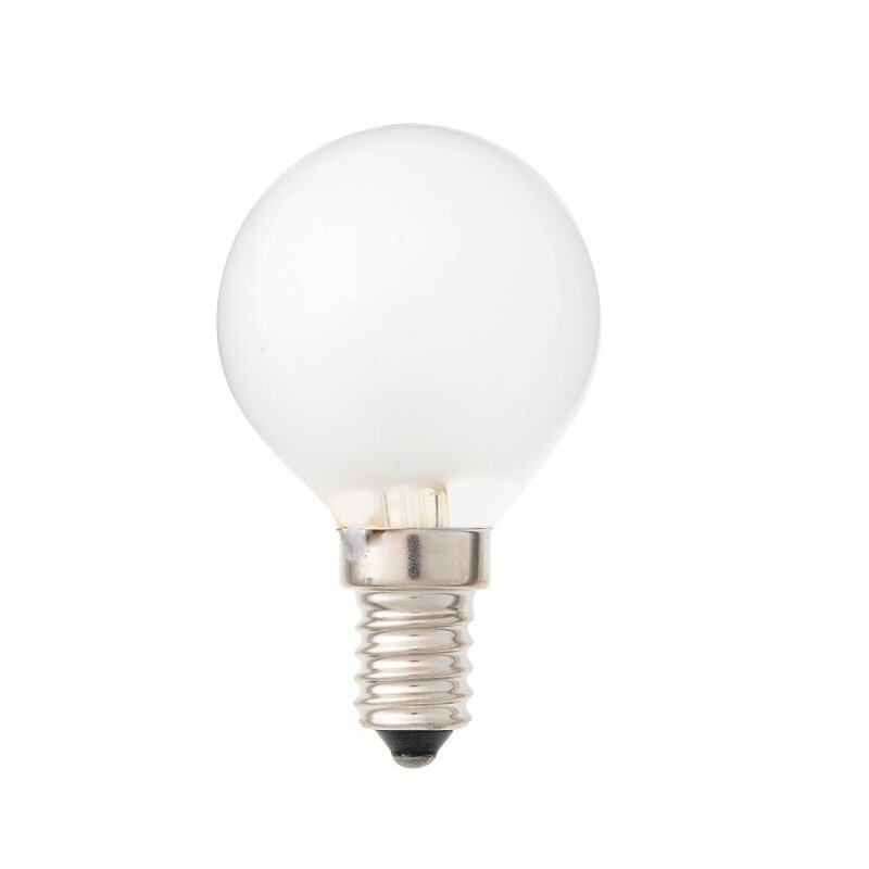 11153 LAMPARA ESFERICA MATE 40W E14 REFORZADA INDU