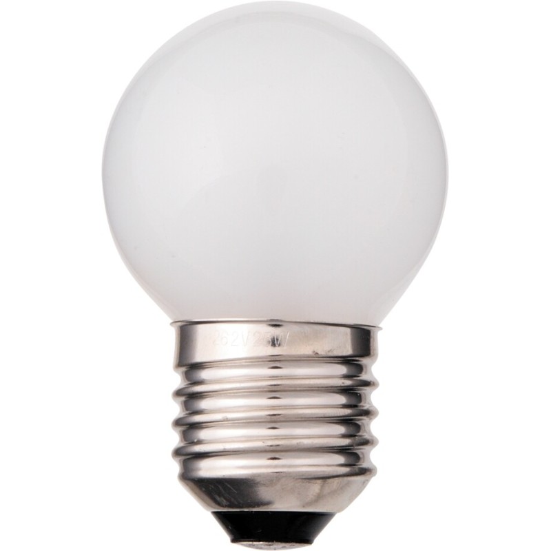 11156 LAMPARA ESFERICA MATE 25W E27 240V REFORZADA