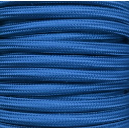 CIR62CM16 5m CABLE TEXTIL LISO AZUL KLEIN MATE