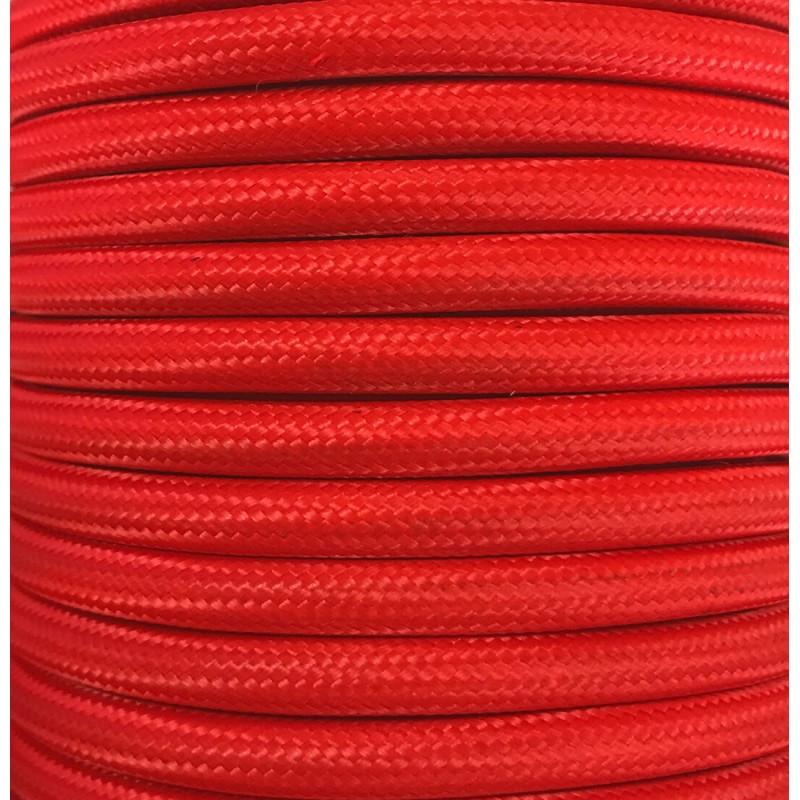 CIR62CM24 5m CABLE TEXTIL LISO ROJO MATE CIR62CM24 5m CABLE TEXTIL LISO ROJO MATE