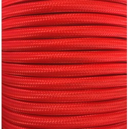 CIR62CM24 15 MTS CABLE TEXTIL LISO ROJO MATE