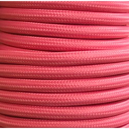 CIR62CM36 15 MTS CABLE TEXTIL LISO ROSA MATE