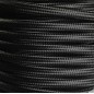 CIR62CM13 25m CABLE TEXTIL LISO NEGRO MATE