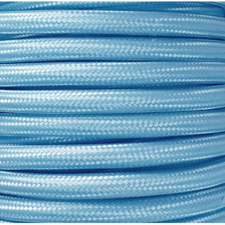 CIR62CM29 5 MTS CABLE TEXTIL LISO AZUL MATE