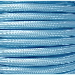 CIR62CM29 15 MTS CABLE TEXTIL LISO AZUL MATE