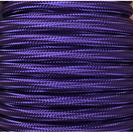 CIR62CTS65 5 MTS CABLE TEXTIL LISO VIOLETA BRILLO