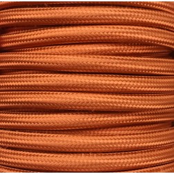 CIR62CTS20 5m CABLE TEXTIL LISO COBRE BRILLO