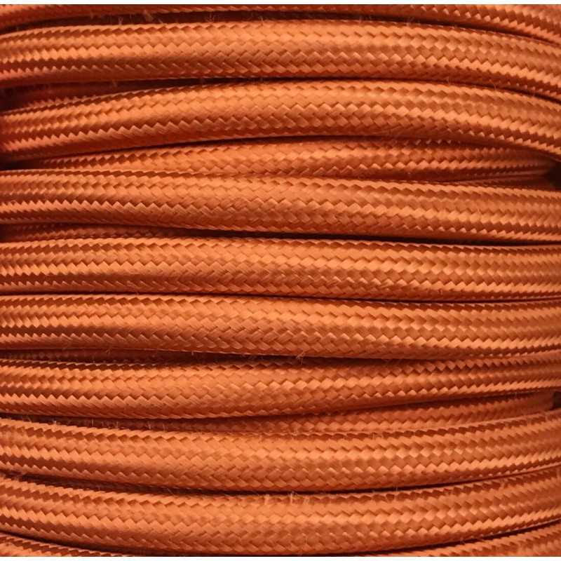 CIR62CTS20 5m CABLE TEXTIL LISO COBRE BRILLO CIR62CTS20 5m CABLE TEXTIL LISO COBRE BRILLO