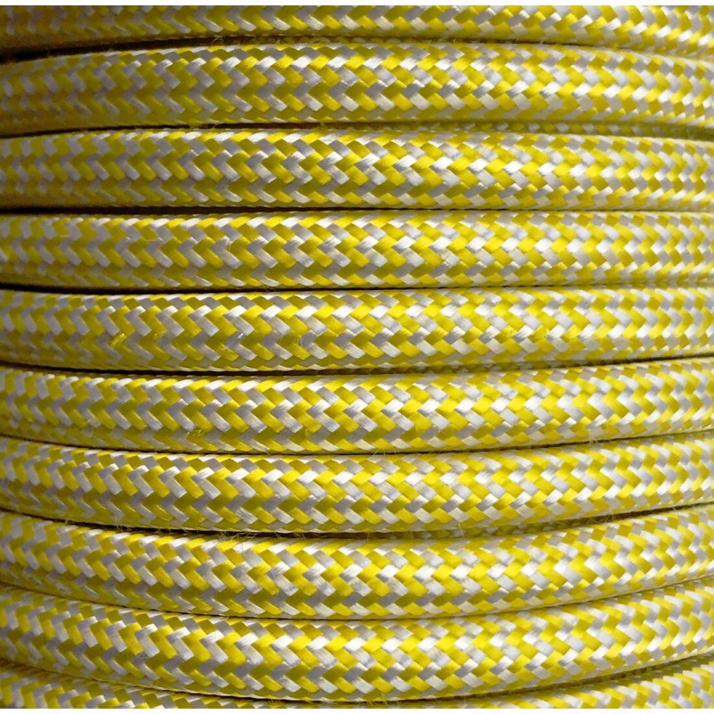 CIR62CTS73-16 5 MTS CABLE TEXTIL ZIGZAG AMAR-BL