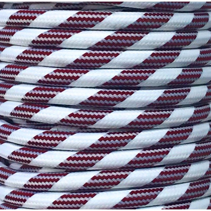 CIR62CTS26-M01 15 MTS CABLE TEXTIL PLANCHA GRANATE