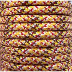 CIR62PI04 5m CABLE TEXTIL NARANJA PIXEL