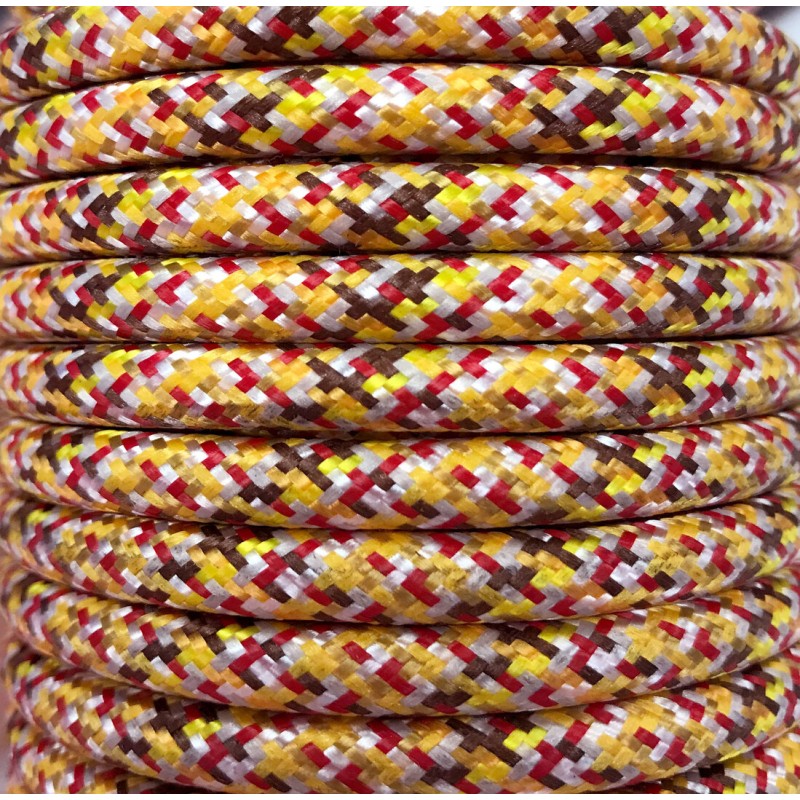 CIR62PI04 5m CABLE TEXTIL NARANJA PIXEL