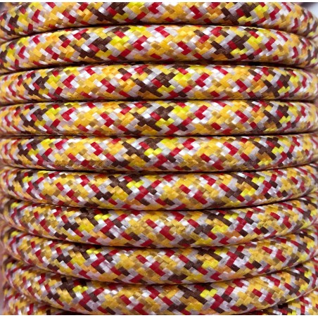 CIR62PI04 5m CABLE TEXTIL NARANJA PIXEL